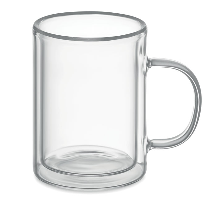 Mug en Verre à Double Paroi Sublimation 225ml - Kersaint-Plabennec - Zaprinta France