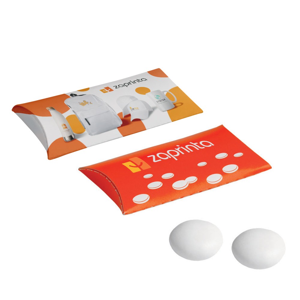 Petite boîte personnalisée avec 2 bonbons Mentos menhe