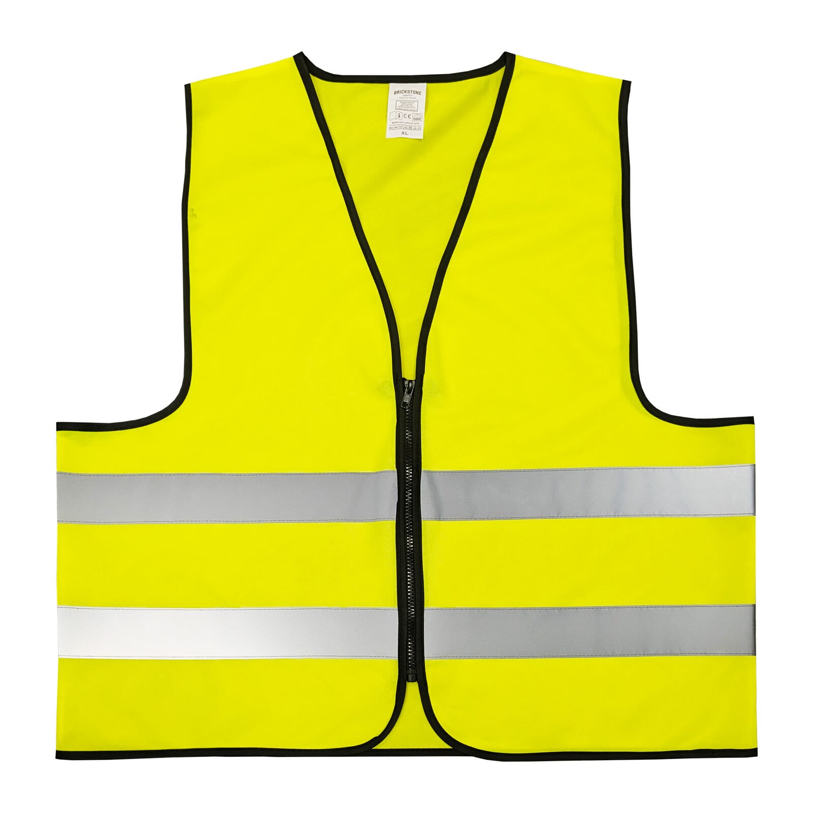 Gilet de Sécurité Polyester avec Fermeture Éclair XL - Isigny-le-Buat - Zaprinta France