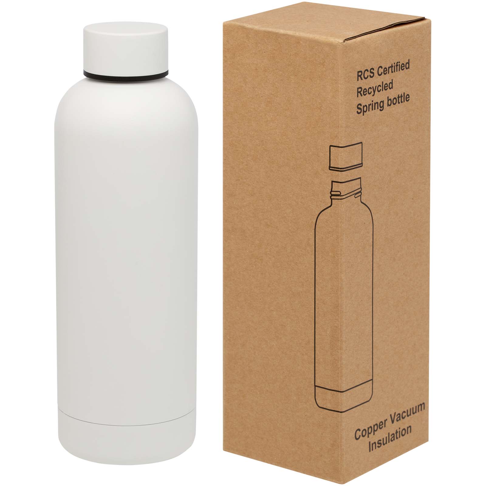 Bouteille Isotherme en Acier Inoxydable Recyclé de 500 ml - Tavaux-et-Pontséricourt - Zaprinta France