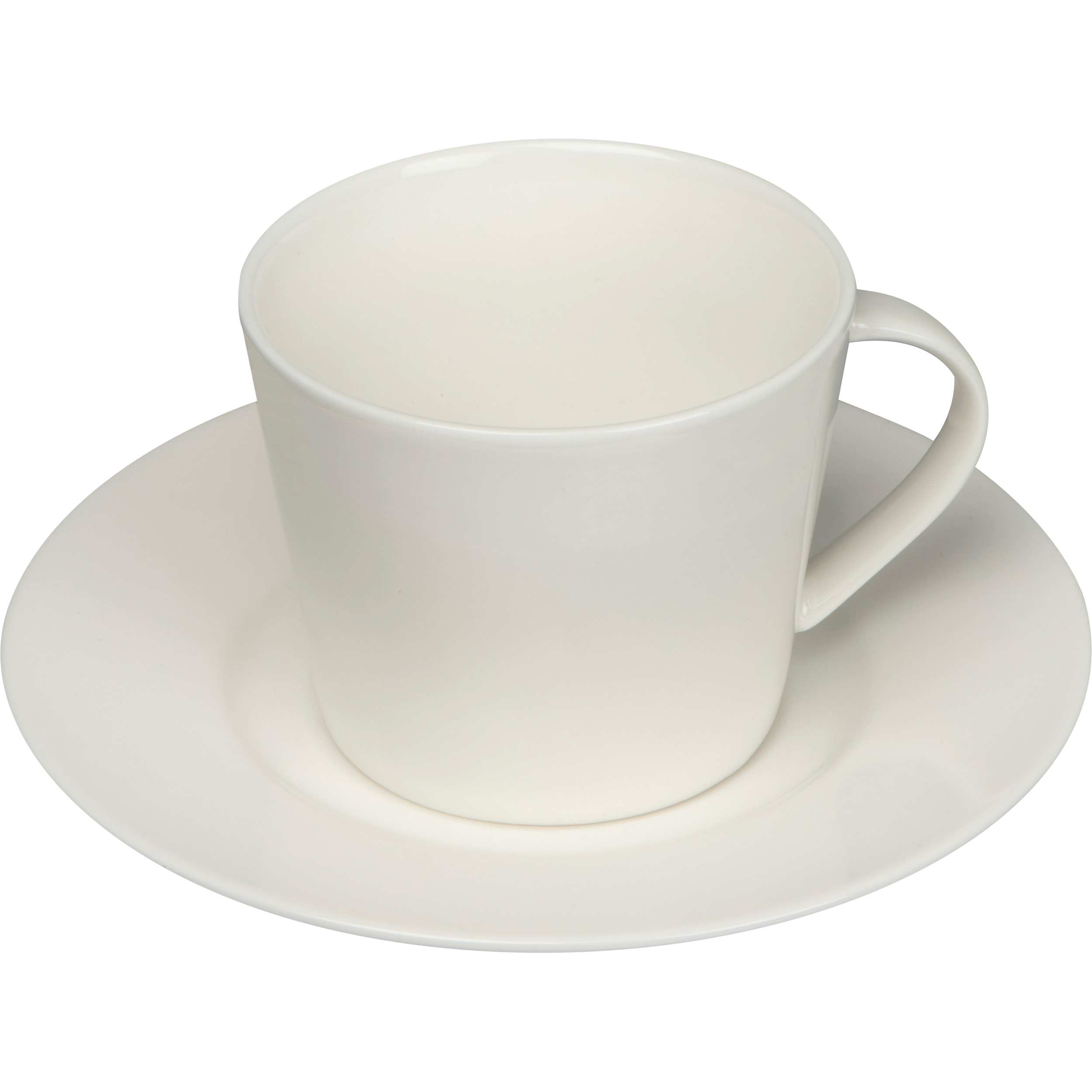 Tasse en porcelaine imprimée avec soucoupe 175ml