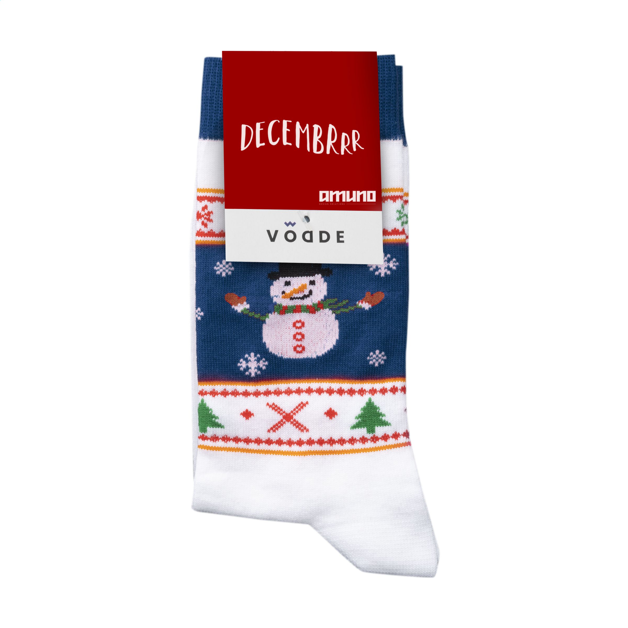 Chaussettes de Noël Recyclées Bonhomme de Neige - Belvédère-Campomoro - Zaprinta France