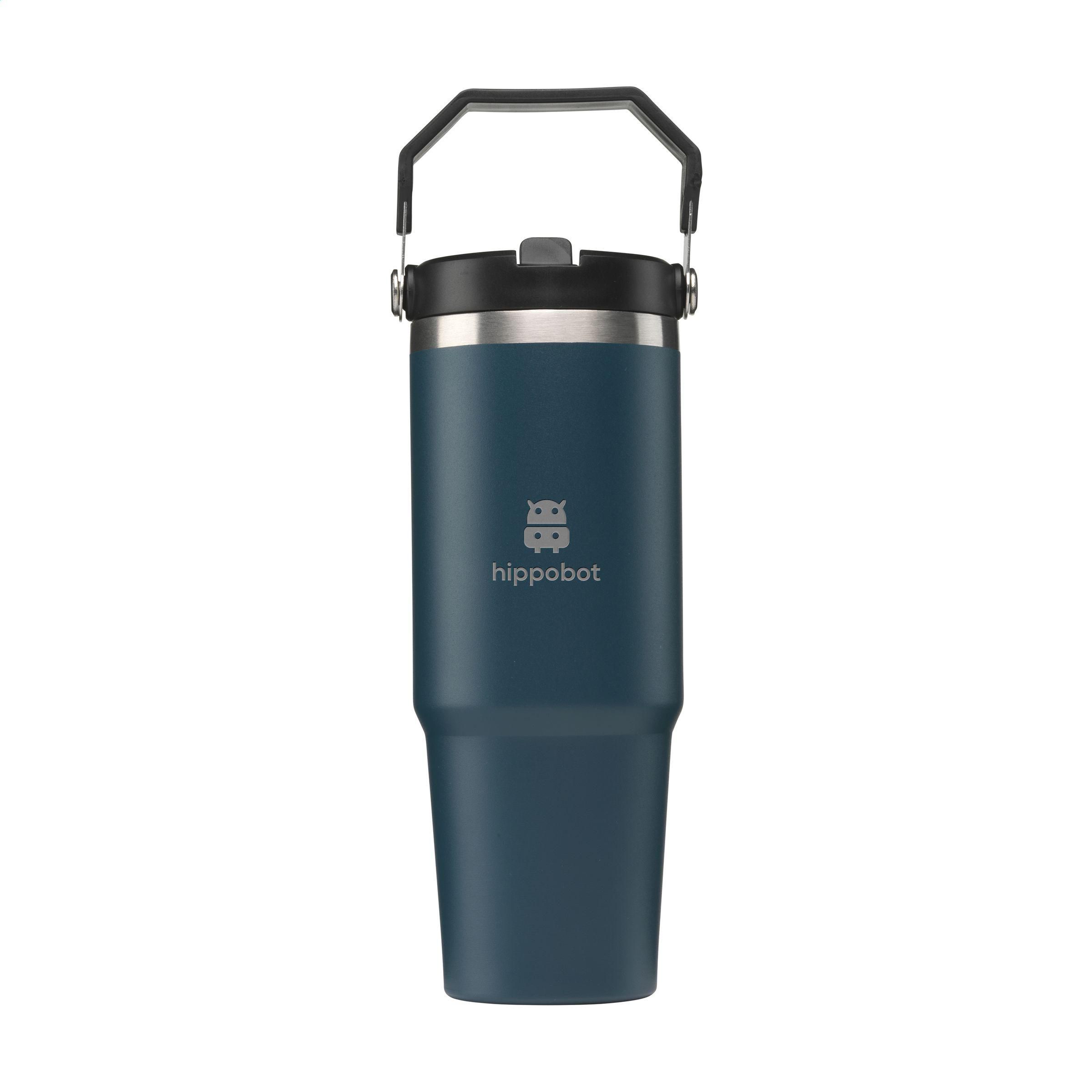 Gobelet en acier recyclé avec poignée (900 ml)